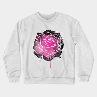 Pink Flower Crewneck Sweatshirt